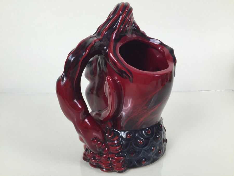 Royal Doulton Large Character Jug Flambe 'Aladin's Genie' D6971 [Photo 3]