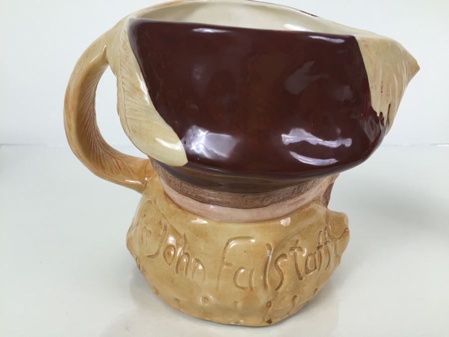 Royal Doulton Large 'Falstaff' D6795 Character Pitcher 1987 [Photo 7]
