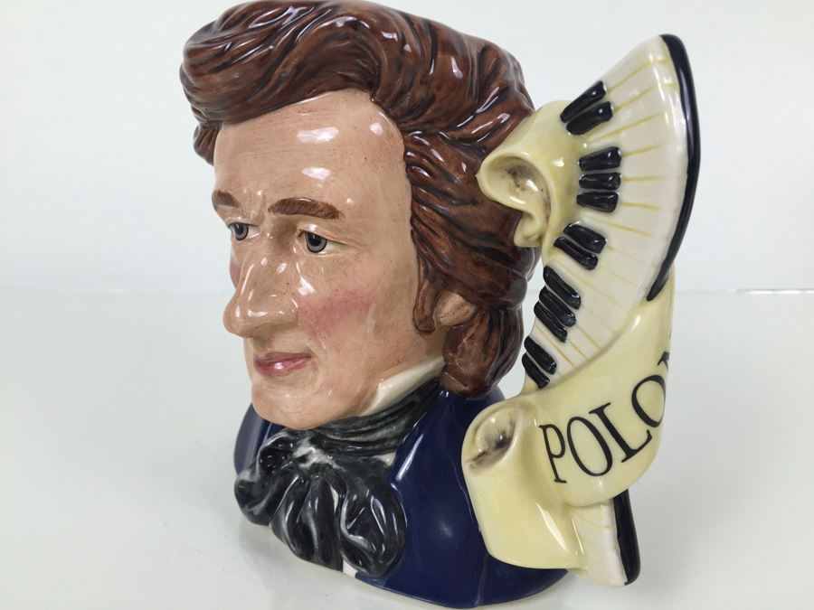 Royal Doulton Large 'Chopin' D7030 Character Pitcher 1996 [Photo 6]