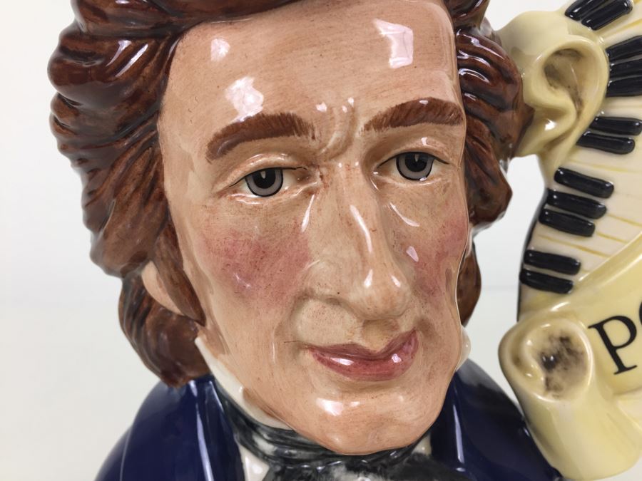 Royal Doulton Large 'Chopin' D7030 Character Pitcher 1996 [Photo 5]