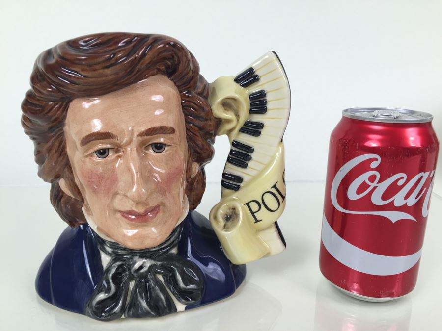Royal Doulton Large 'Chopin' D7030 Character Pitcher 1996 [Photo 4]