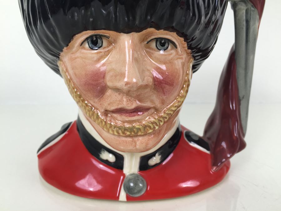Royal Doulton Large 'The Guardsman' D6755 Character Pitcher 1986 [Photo 2]