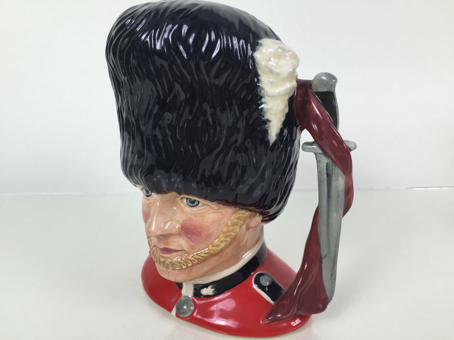 Royal Doulton Large 'The Guardsman' D6755 Character Pitcher 1986 [Photo 6]