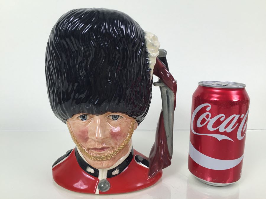 Royal Doulton Large 'The Guardsman' D6755 Character Pitcher 1986 [Photo 4]