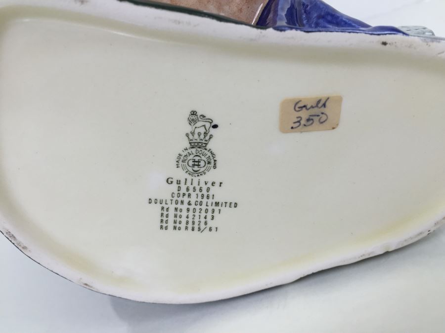 Royal Doulton Large 'Gulliver' D6560 Character Pitcher 1961 [Photo 3]