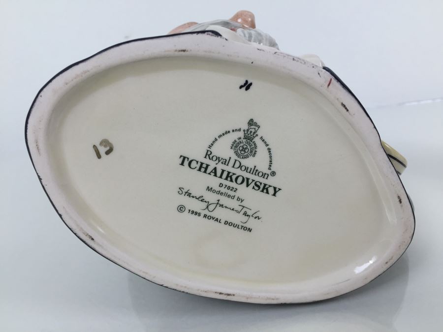 Royal Doulton Large 'Tchaikovsky' D7022 Character Pitcher 1995 [Photo 3]