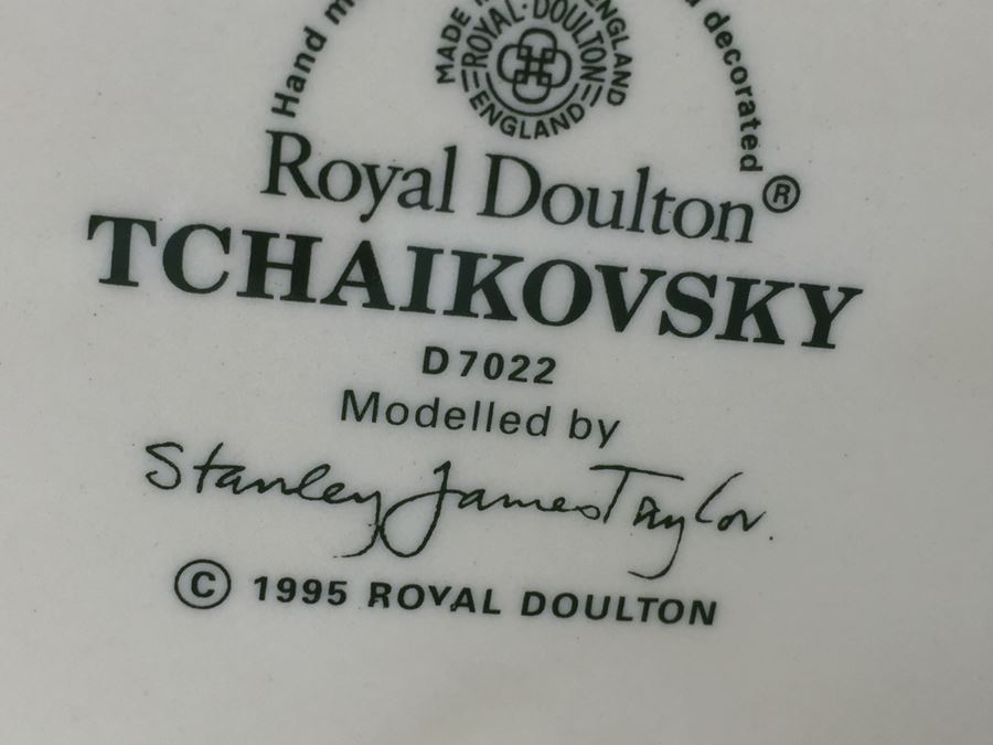 Royal Doulton Large 'Tchaikovsky' D7022 Character Pitcher 1995 [Photo 11]