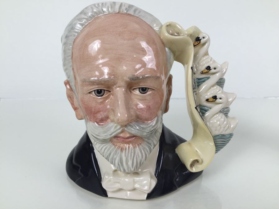Royal Doulton Large 'Tchaikovsky' D7022 Character Pitcher 1995 [Photo 5]