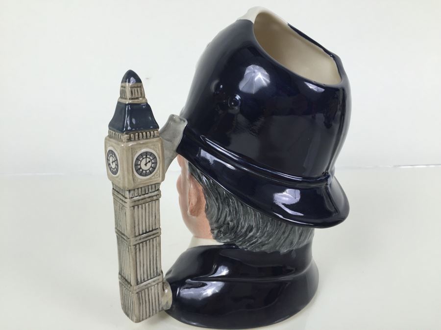 Royal Doulton Large 'The London 'Bobby'' D6744 Character Jug 1985 [Photo 7]