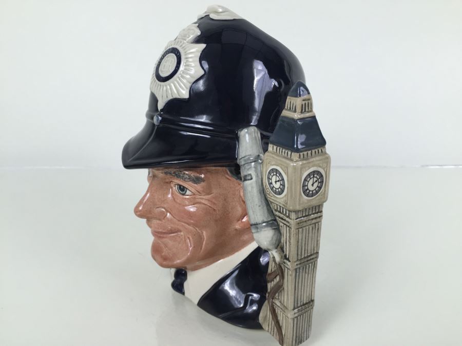 Royal Doulton Large 'The London 'Bobby'' D6744 Character Jug 1985 [Photo 6]