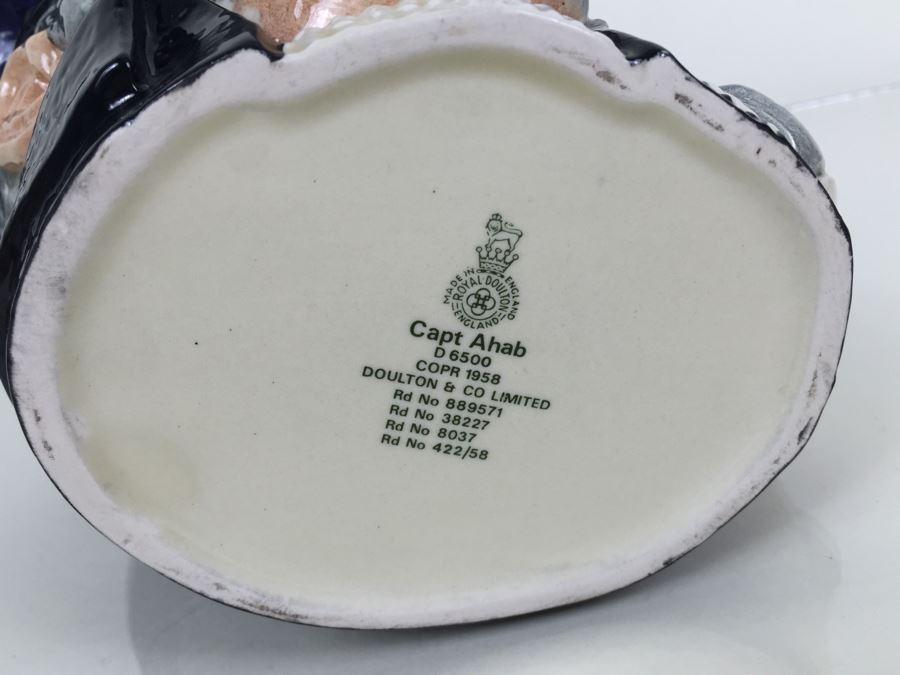 Royal Doulton Large 'Capt Ahab' D6500 Character Jug 1958 [Photo 3]