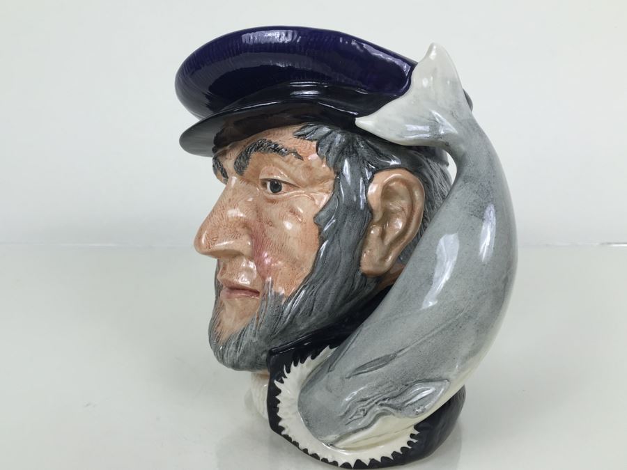 Royal Doulton Large 'Capt Ahab' D6500 Character Jug 1958 [Photo 6]