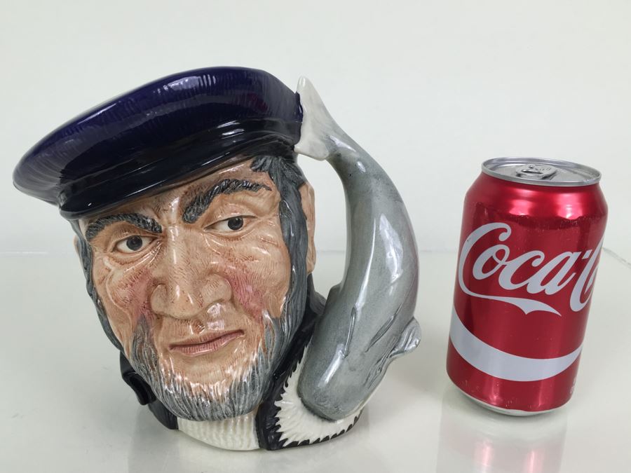 Royal Doulton Large 'Capt Ahab' D6500 Character Jug 1958 [Photo 4]