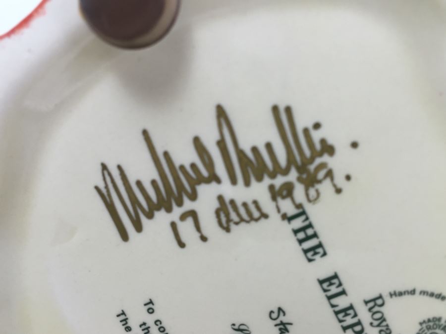 Royal Doulton Large 'The Elephant Trainer' D6856 Character Pitcher 1989 Limited Edition 166 Of Signed By Michael Doulton [Photo 14]