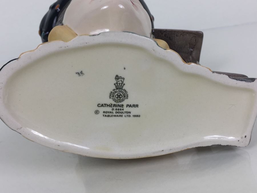 Royal Doulton Large 'Catherine Parr' D6664 Character Pitcher 1980 [Photo 3]