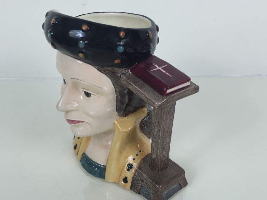 Royal Doulton Large 'Catherine Parr' D6664 Character Pitcher 1980 [Photo 5]