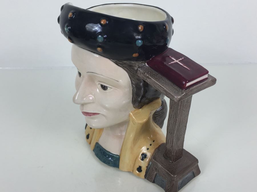 Royal Doulton Large 'Catherine Parr' D6664 Character Pitcher 1980 [Photo 6]