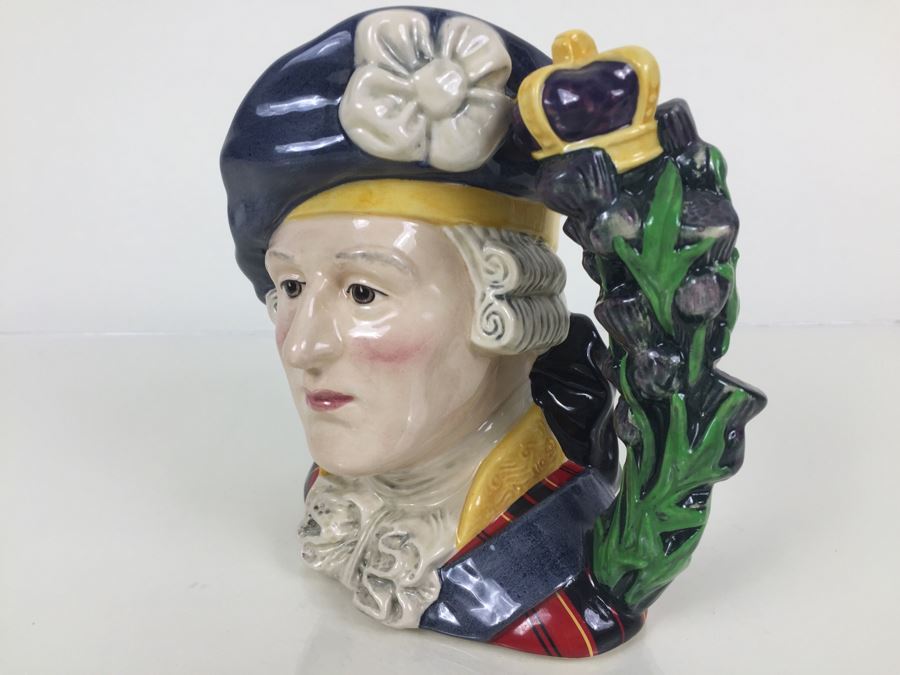 Royal Doulton Large 'Bonnie Prince Charlie' D6858 Character Pitcher 1989 [Photo 7]