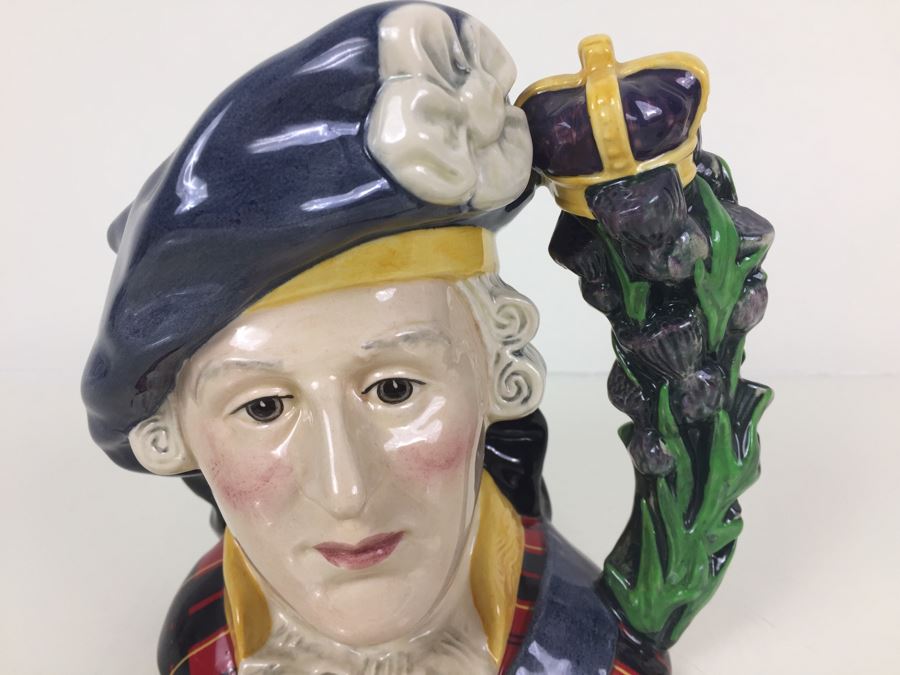 Royal Doulton Large 'Bonnie Prince Charlie' D6858 Character Pitcher 1989 [Photo 5]