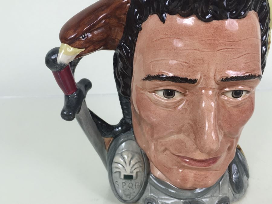 Royal Doulton Large The Star-Crossed Lovers Collection 'Antony & Cleopatra' D6728 Character Pitcher Limited Edition 3,671 Of 9,500 [Photo 6]