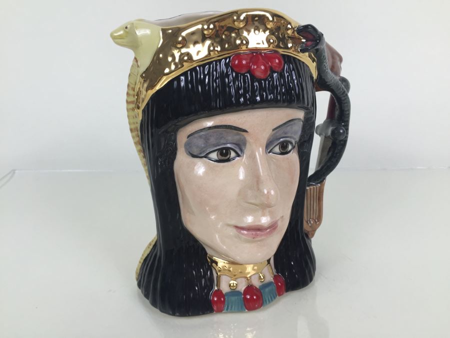 Royal Doulton Large The Star-Crossed Lovers Collection 'Antony & Cleopatra' D6728 Character Pitcher Limited Edition 3,671 Of 9,500 [Photo 11]