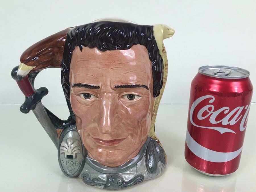 Royal Doulton Large The Star-Crossed Lovers Collection 'Antony & Cleopatra' D6728 Character Pitcher Limited Edition 3,671 Of 9,500 [Photo 4]