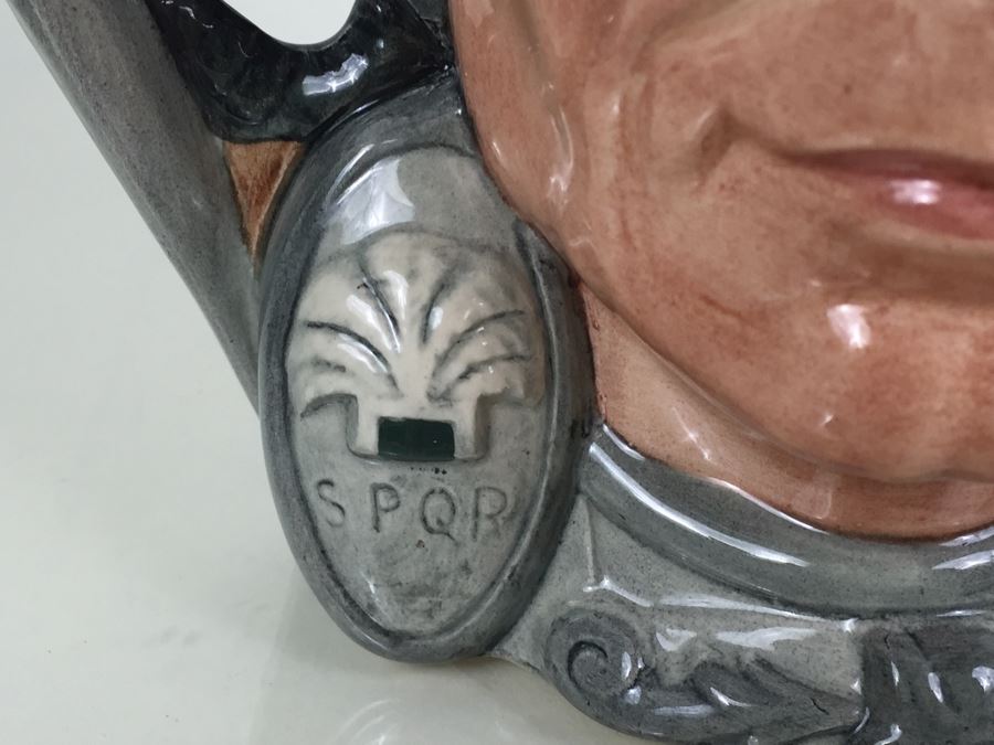 Royal Doulton Large The Star-Crossed Lovers Collection 'Antony & Cleopatra' D6728 Character Pitcher Limited Edition 3,671 Of 9,500 [Photo 7]