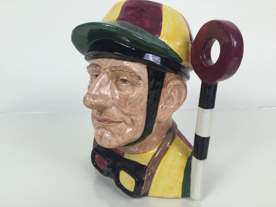 Royal Doulton Large 'Jockey' D6625 Character Jug 1970 [Photo 5]