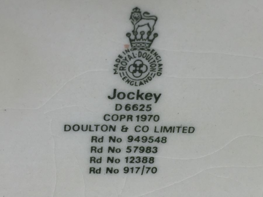 Royal Doulton Large 'Jockey' D6625 Character Jug 1970 [Photo 10]