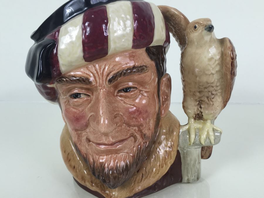 Royal Doulton Large 'The Falconer' D6800 Character Pitcher 1987 Special Commission 1000 [Photo 5]