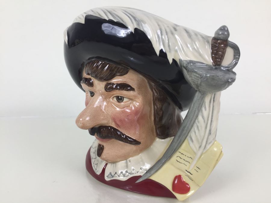 Royal Doulton Large 'Cyrano De Bergerac' D7004 Character Jug 1995 [Photo 5]