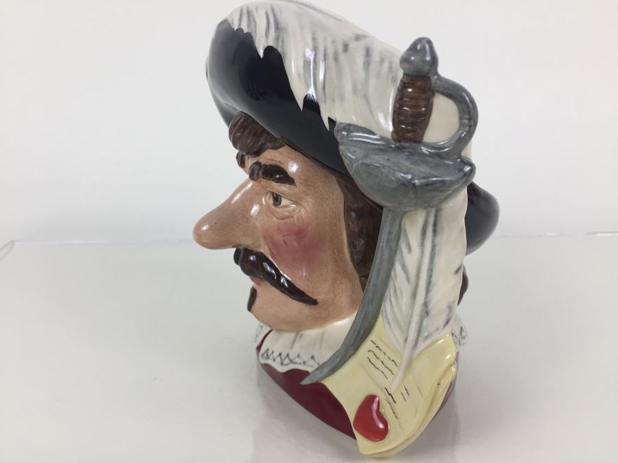 Royal Doulton Large 'Cyrano De Bergerac' D7004 Character Jug 1995 [Photo 6]