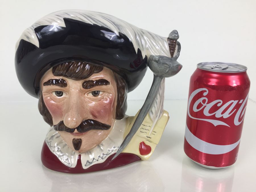 Royal Doulton Large 'Cyrano De Bergerac' D7004 Character Jug 1995 [Photo 4]