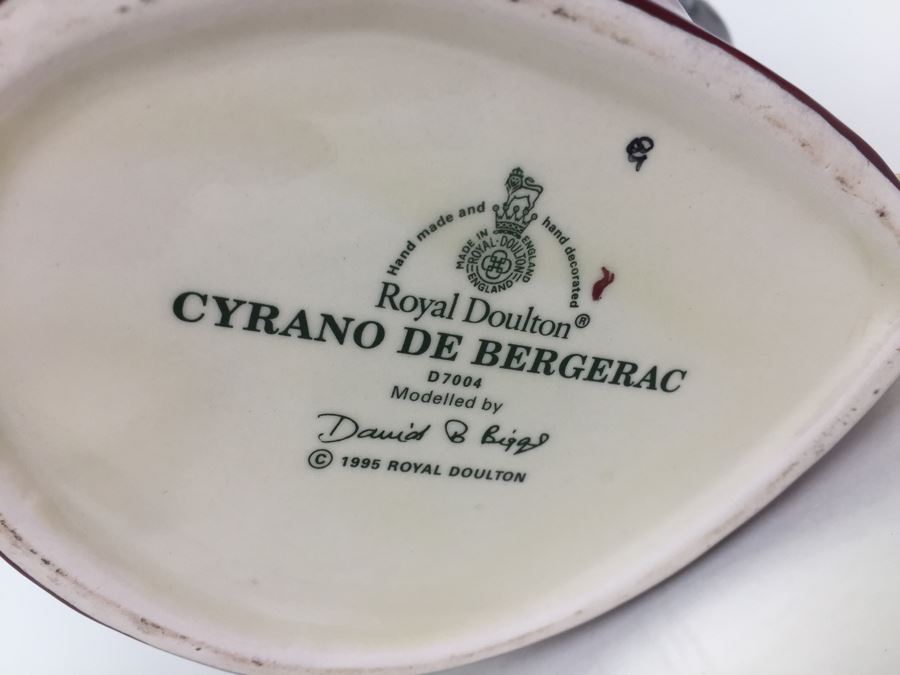 Royal Doulton Large 'Cyrano De Bergerac' D7004 Character Jug 1995 [Photo 3]