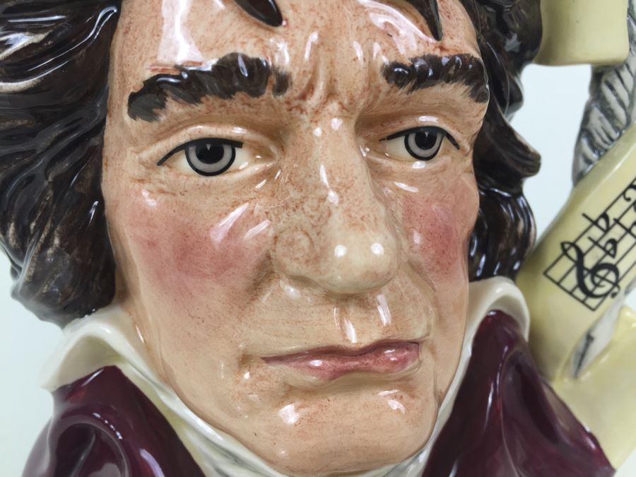 Royal Doulton Large 'Beethoven' D7021 Character Jug 1995 [Photo 2]