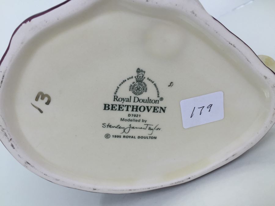 Royal Doulton Large 'Beethoven' D7021 Character Jug 1995 [Photo 3]