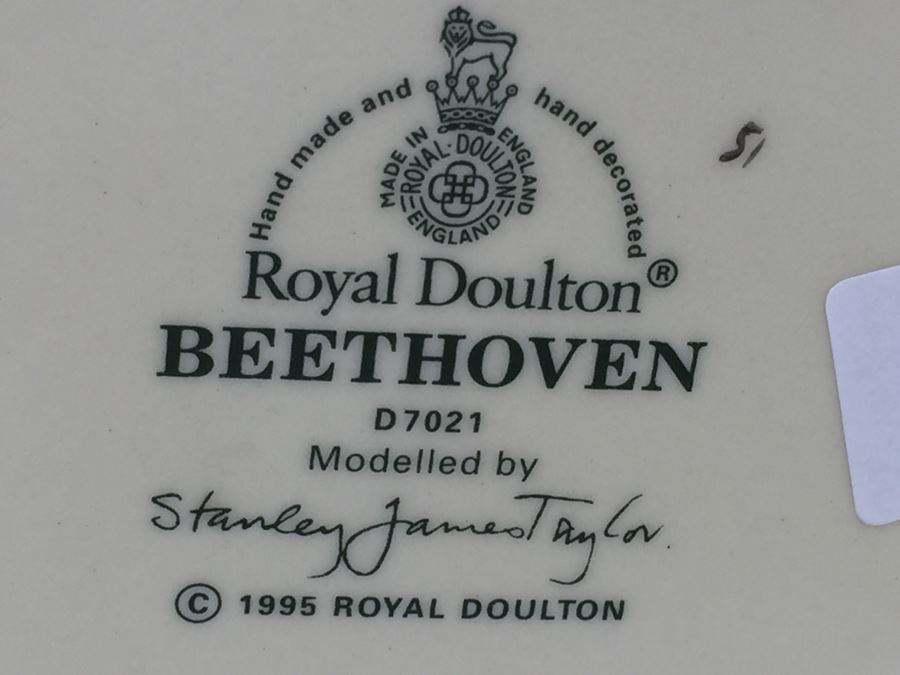Royal Doulton Large 'Beethoven' D7021 Character Jug 1995 [Photo 10]