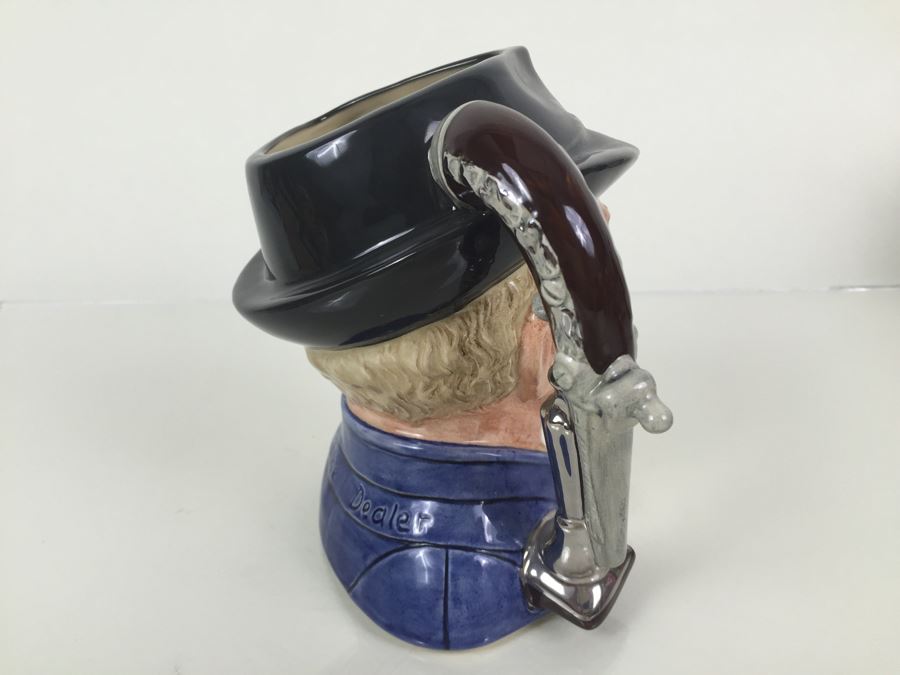 Royal Doulton Large 'The Antique Dealer' D6807 Character Jug 1988 Limited Edition Of 5,000 Signed [Photo 10]