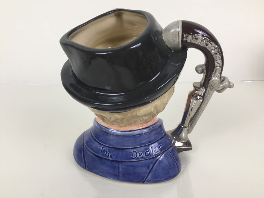Royal Doulton Large 'The Antique Dealer' D6807 Character Jug 1988 Limited Edition Of 5,000 Signed [Photo 9]