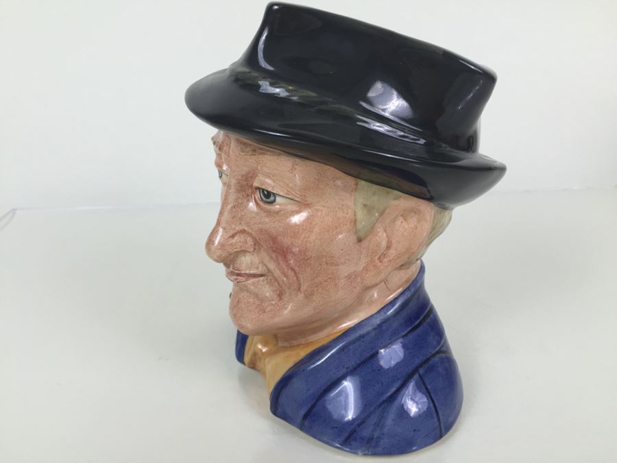 Royal Doulton Large 'The Antique Dealer' D6807 Character Jug 1988 Limited Edition Of 5,000 Signed [Photo 6]