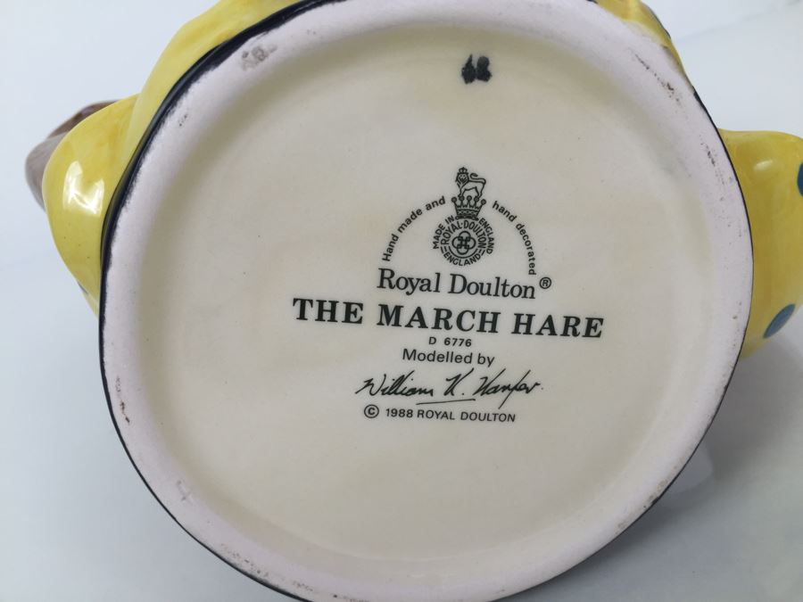 Royal Doulton Large 'The March Hare' D6776 Character Jug 1988 [Photo 3]