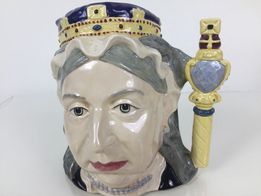 Royal Doulton Large 'Queen Victoria' D6788 Character Jug 1987 Limited Edition 1,416 Of 3,000 [Photo 5]
