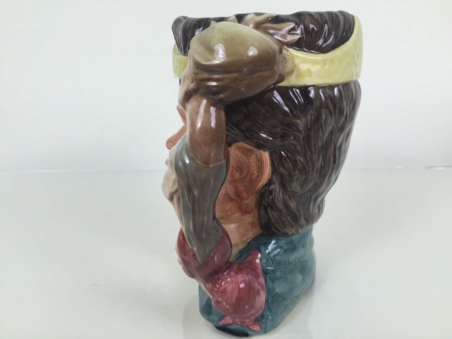 Royal Doulton Large The Shakespearean Collection 'Macbeth' D6667 Character Pitcher 1982 [Photo 7]