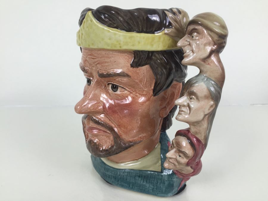 Royal Doulton Large The Shakespearean Collection 'Macbeth' D6667 Character Pitcher 1982 [Photo 6]