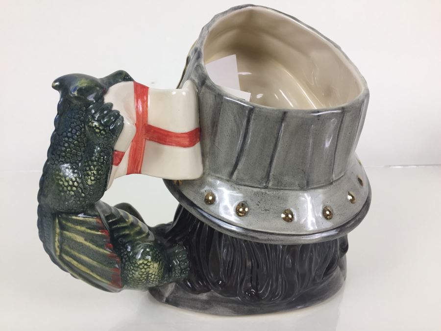 Royal Doulton Large 'St. George' D7129 Character Jug 1998 Limited Edition 530 Of 2,500 [Photo 8]