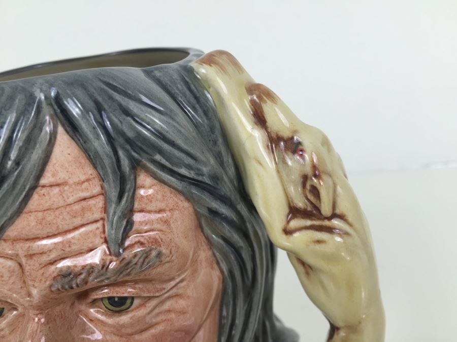 Royal Doulton Large 'The Pendle Witch' D6826 Character Pitcher 1988 Limited Edition Of 5,000 [Photo 5]