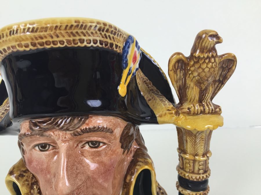 Royal Doulton Large 'Napoleon' D6941 Character Pitcher 1993 Limited Edition Of 399 Of 2,000 [Photo 5]