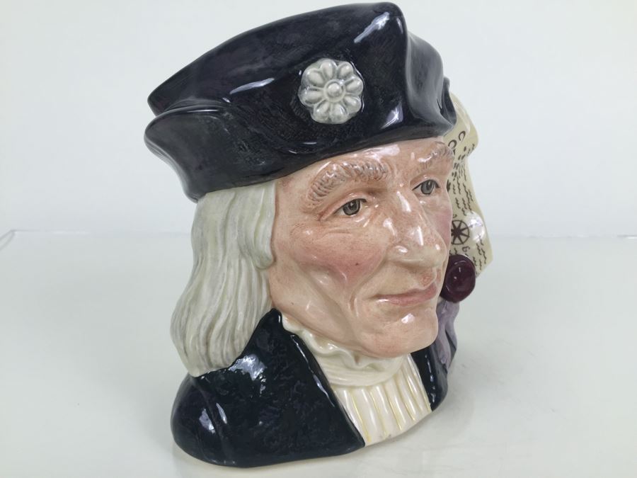 Royal Doulton Large 'Christopher Columbus' D6891 Character Pitcher 1991 [Photo 10]