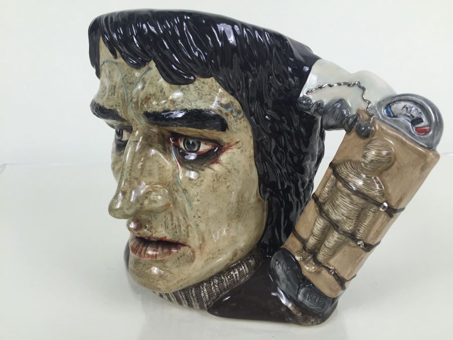 Royal Doulton Large 'Frankenstein's Monster' D7052 Character Pitcher 1996 Limited Edition 176 Of 2,500 [Photo 7]