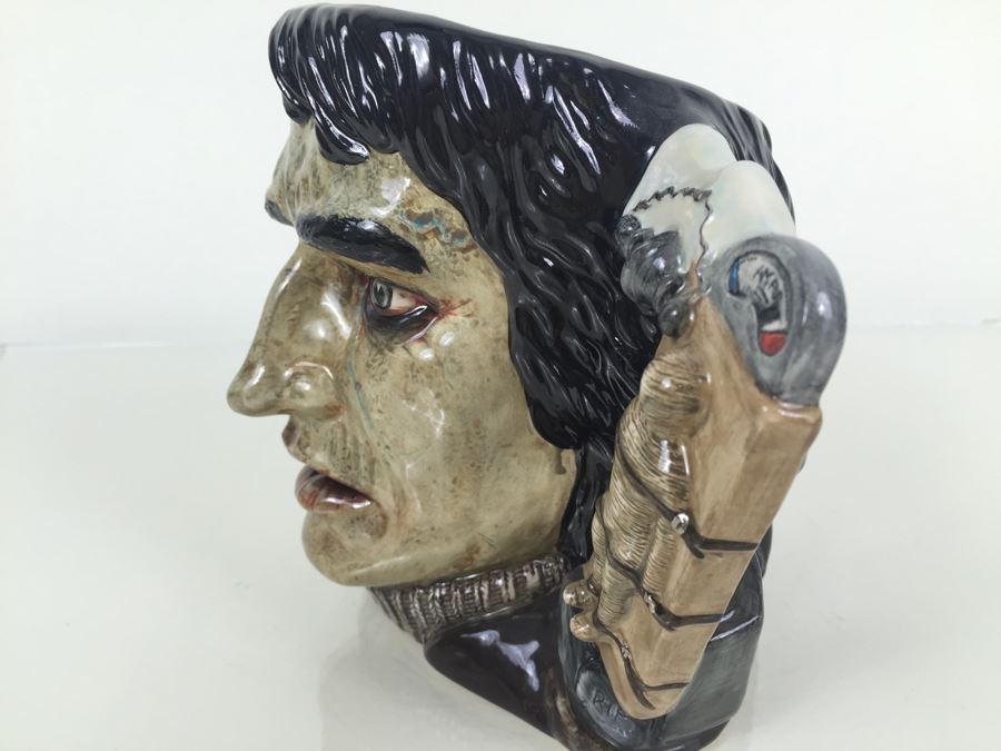 Royal Doulton Large 'Frankenstein's Monster' D7052 Character Pitcher 1996 Limited Edition 176 Of 2,500 [Photo 8]